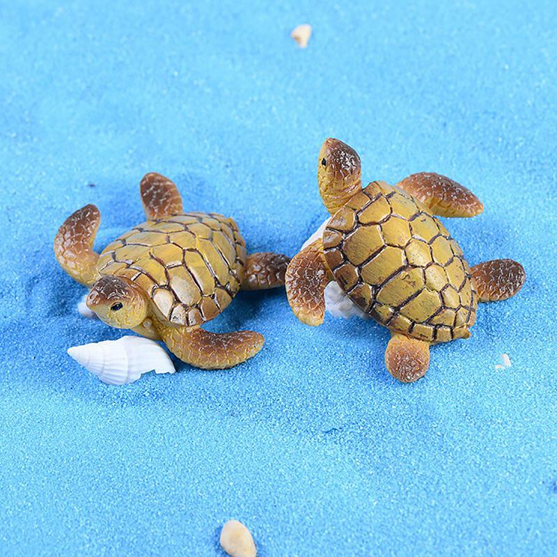 Мини-модель животного, украшения из смолы, аквариум, домашний пейзаж, украшение