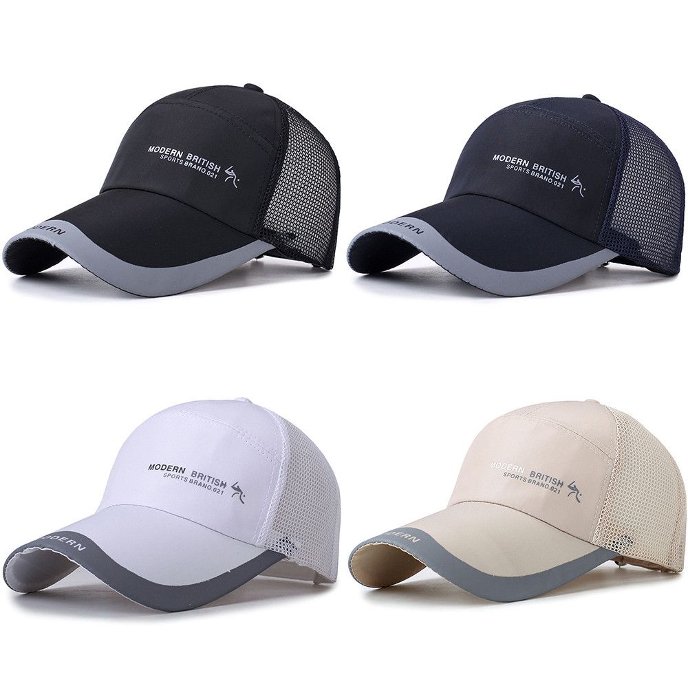 Регулируемая летняя сетчатая кепка для занятий спортом на открытом воздухе, бейсболка, шляпа от солнца, хип-хоп шляпа