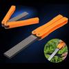 1Pieces Portable Folding Pocket Knife Sharpener, Portable Double Sided Diamond Sharpening Stone Outdoor Sharpening Whetstone