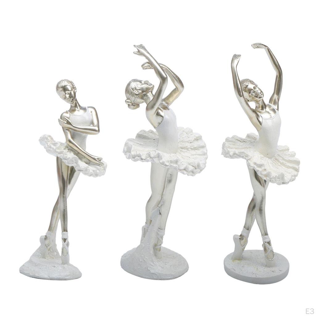 Фигурка Настольный Орнамент Коллекционная Смола Балетная Девушка Статуя Художественная Скульптура Фигура для Кабинета