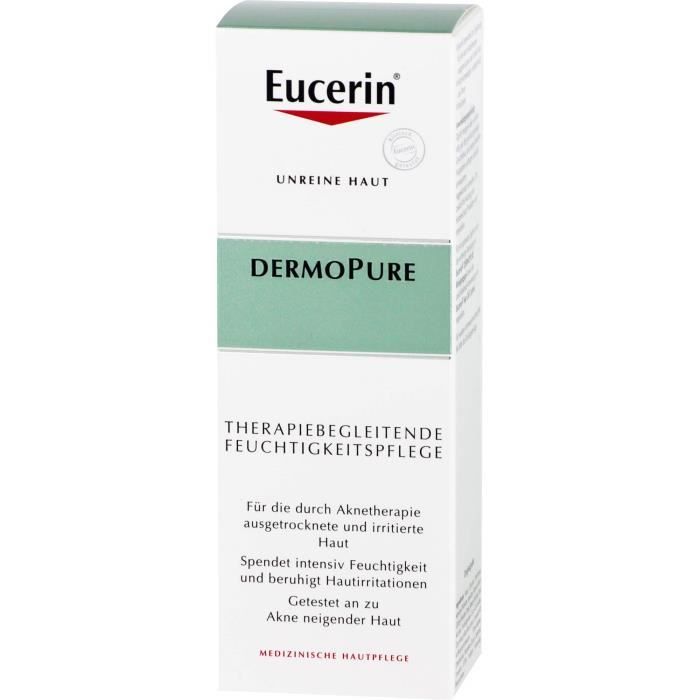 Eucerin DermoPure Therapiebegleitende Feuchtigkeitspflege, 50 Ml Crème