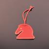 100% first-layer cowhide cross-border popular horse head pendant genuine leather bag car accessories accessories pendant