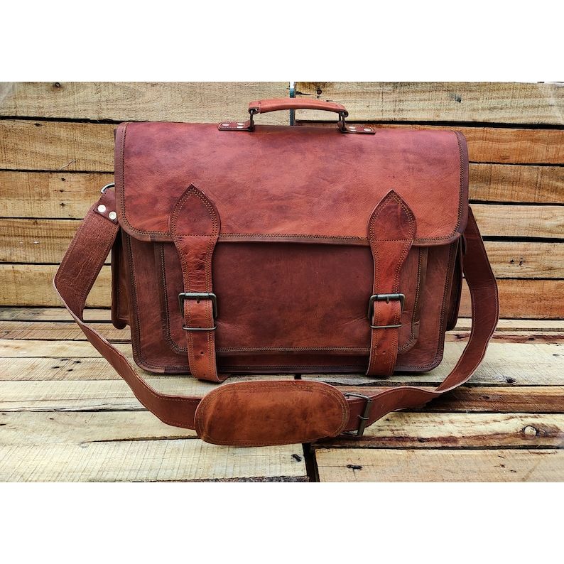 Кожаная сумка-мессенджер ручной работы, индивидуальная сумка для ноутбука, мужская сумка-портфель, кожаная сумка через плечо