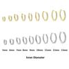 Minimalist Small CZ Hoop Earrings For Women Men Cubic Zirconia Earrings Gold Silver Color Cute Jewelry Pendientes 5mm-13mm