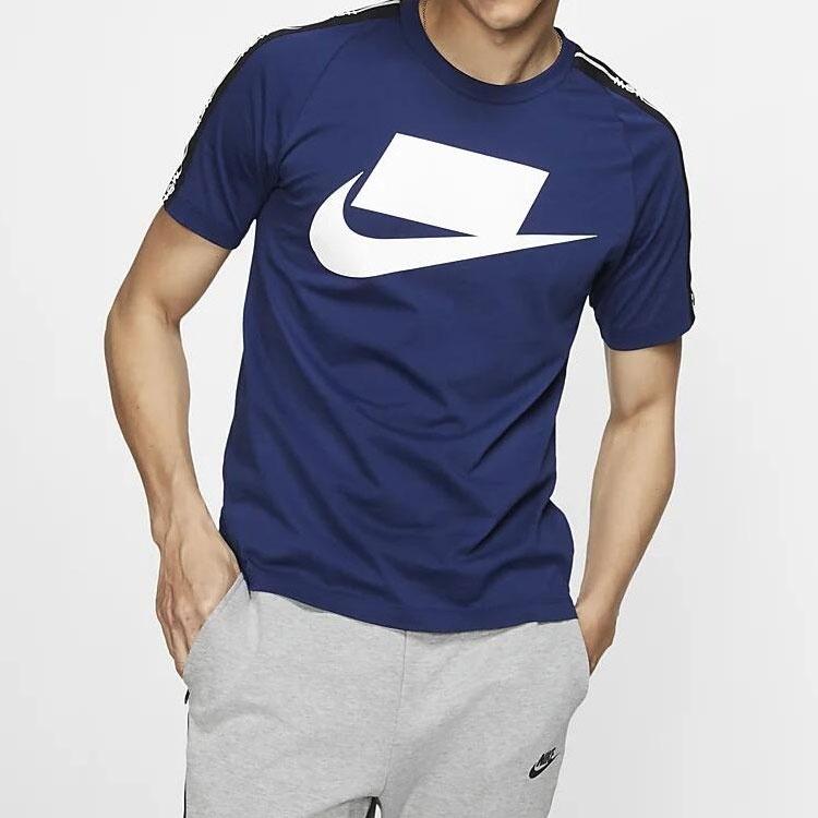 Nike Sportswear NSW Casual Round Neck Breathable Short Sleeve Blue Men's AV9959-492