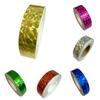 1,2 см x 18 м блестящая голографическая квадратная блестящая лента с призмой для приманки для подарочной упаковки