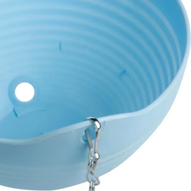 Пластиковый Утолщенный Смоляной Цветочный Горшок Подвесной Цветочный Растение Горшок Цепь Корзина Кашпо Держатель Аксессуары Садовые Принадлежности Подвесной Тип