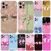 Чехол для телефона с бантом для iPhone Samsung Galaxy Redmi Xiaomi Oppo OnePlus Note SA 7 8 9 10 11 12 13 14 20 21 22 23 53 54 Pro Max Plus Ultra TPU Soft