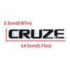 14.5x2.2см ABS для Chevrolet Cruze Логотип Наклейка Эмблема на Бок Кузова Автомобиля Наклейка на Задний Багажник Декор Салона Авто