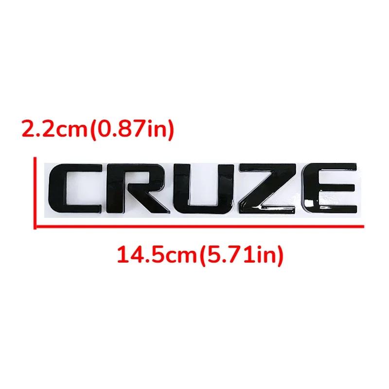14.5x2.2см ABS для Chevrolet Cruze Логотип Наклейка Эмблема на Бок Кузова Автомобиля Наклейка на Задний Багажник Декор Салона Авто