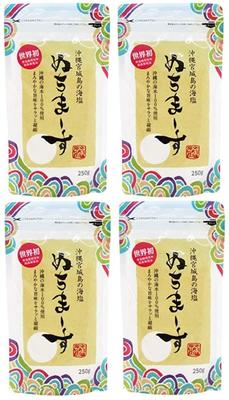 Окинавская морская соль Nuchimas, порошок, тип 250 г (4 шт)