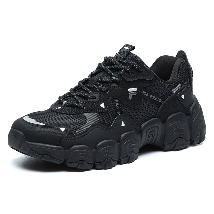 Fila Heritage-FHT Кошачья лапка 3.0 Ретро Амортизирующие Нескользящие Износостойкие Кроссовки с низким верхом Повседневные Городские Для 通勤 Беговые Женские кроссовки F12W144123FBK