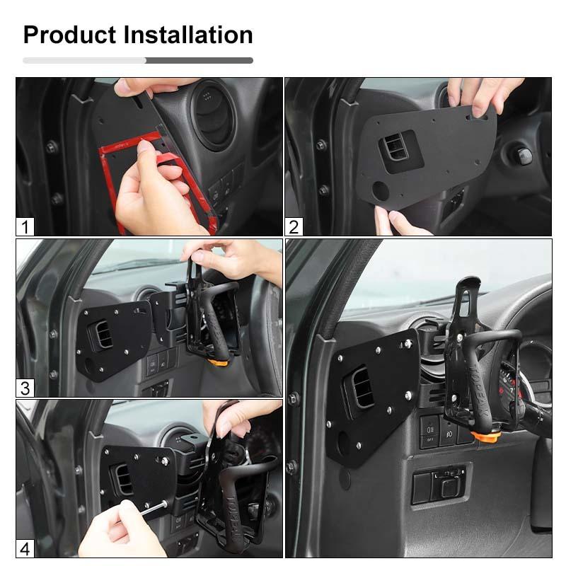 Air Conditioning Outlet Water Cup Holder Bracket Phone Stand Fit for Suzuki Jimny 2007-2017 Car Accessories