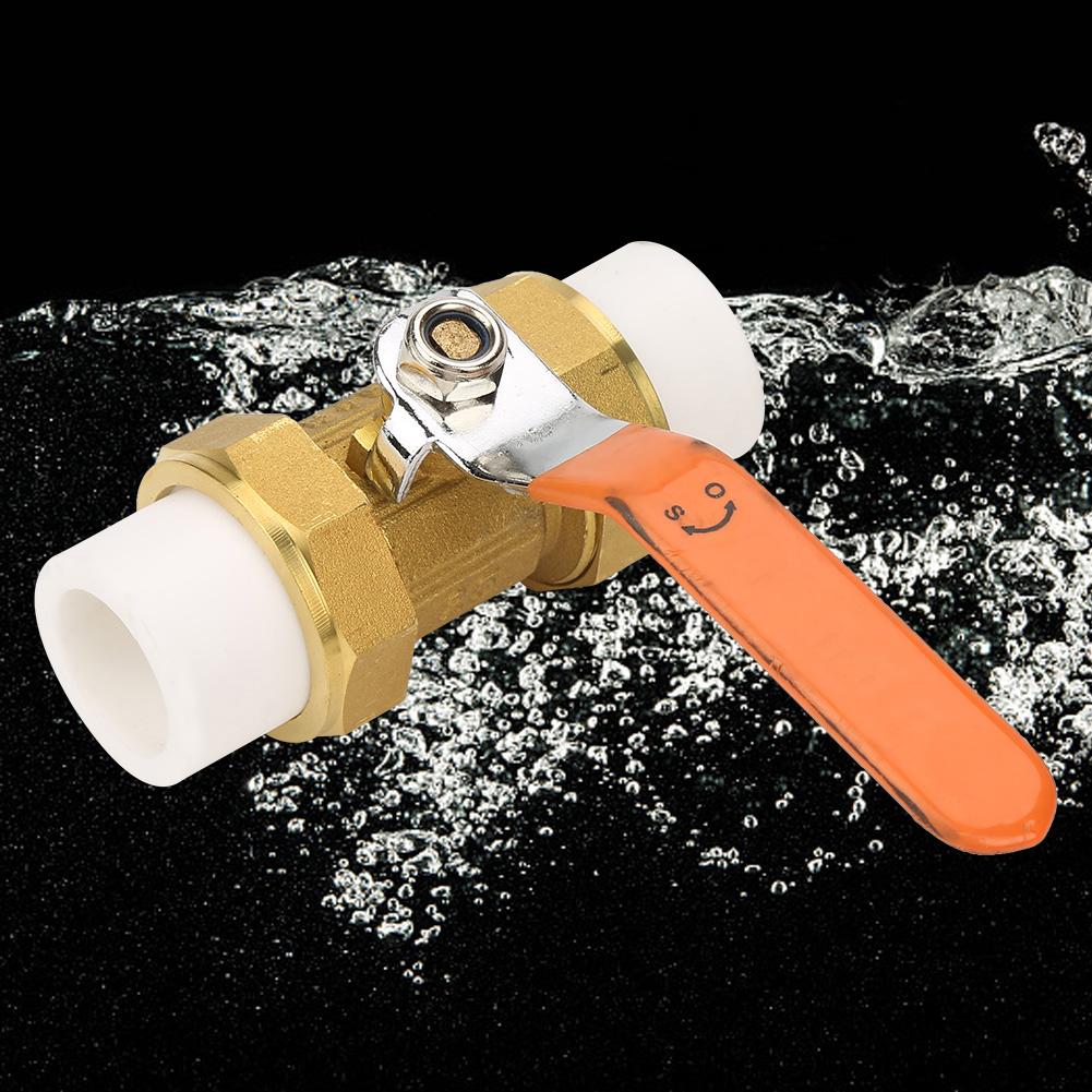 Латунный шаровой кран для трубы с двойным фитингом для горячей пайки PPR 1"BSP DN25