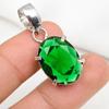 Подвеска из хромдиопсида, ювелирные изделия из цельного серебра 925 пробы с драгоценными камнями, подвеска ручной работы, на День благодарения