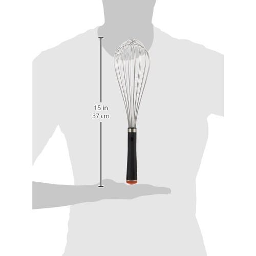 Kotobuki Seiki Black Whisk #12, Stainless Steel, Nylon Resin, Made In Japan, BAW03012