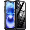Для iPhone 17 Air 17e 16e 16 15 14 Plus 13 Pro Max Водонепроницаемый чехол IP68 со встроенной защитной пленкой для экрана Подводный ударопрочный чехол
