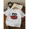 NO VABBE Kinder-T-Shirt Lustiger Katzenaufdruck Lässig Sitzend Kurzarm Eltern-Kind-Partnerlook für Kinder