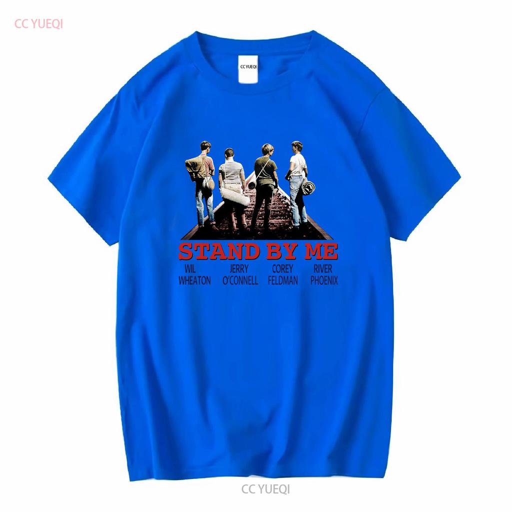 Stand By Me T Shirt B87 Classic Comedy Movie Poster Retro Cool Top Vintage Washed Fashion Designer Clothes Stylish Breathable