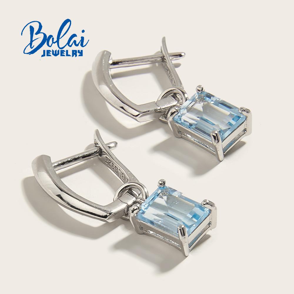 Простые серьги из стерлингового серебра 925 пробы, октябрь 6*8 мм, натуральный драгоценный камень, изысканные украшения для женщин и девочек, хороший подарок
