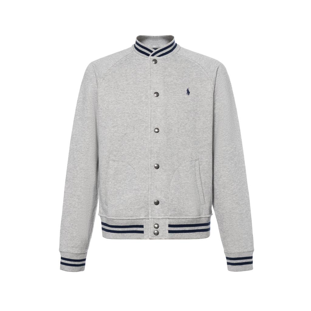 Куртка Polo Ralph Lauren FW24 Воротник-стойка Однобортная Рукав реглан Длинный рукав Детские куртки Серый 323932140-003