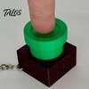 Игрушка-кликер для снятия стресса, 3D-печатная водяная трубка с брелоком, карманная фиджет-игрушка для пальцев, мини-брелок для рюкзака, устройство-подвеска