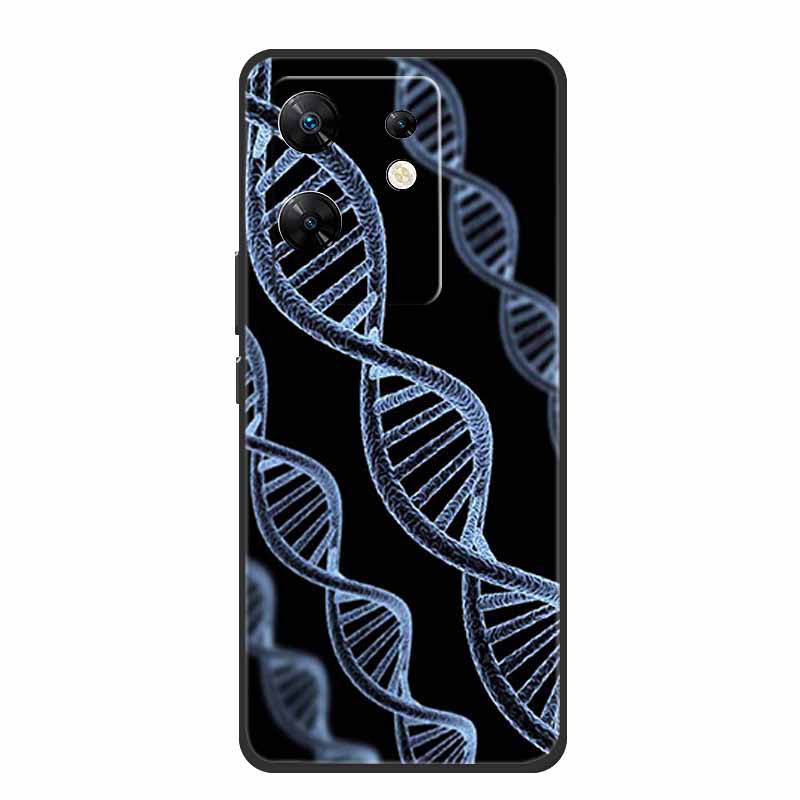 Для Infinix Note 30 VIP Чехол Coque Цветы Черный Силикон Мягкая Задняя Крышка Чехлы Для Infinix Note 30 Pro 30i Zero 30 Чехол для Телефона