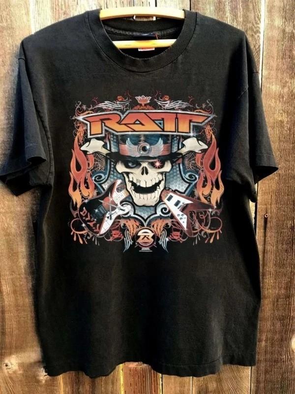 Ratt Lay It Down M Guitar Rock Black Men Women Basic style S-5XL Unisex T-Shirt