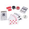 Набор фишек Texas Cards Покерные игральные кости Наборы колод Набор аксессуаров для игры в казино 100 шт.