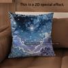 D Cosmic Clouds And Starry Night Pillow Covers Pattern Cushion Cover Suitable For Sofa Bedroom Car Pillow Cover