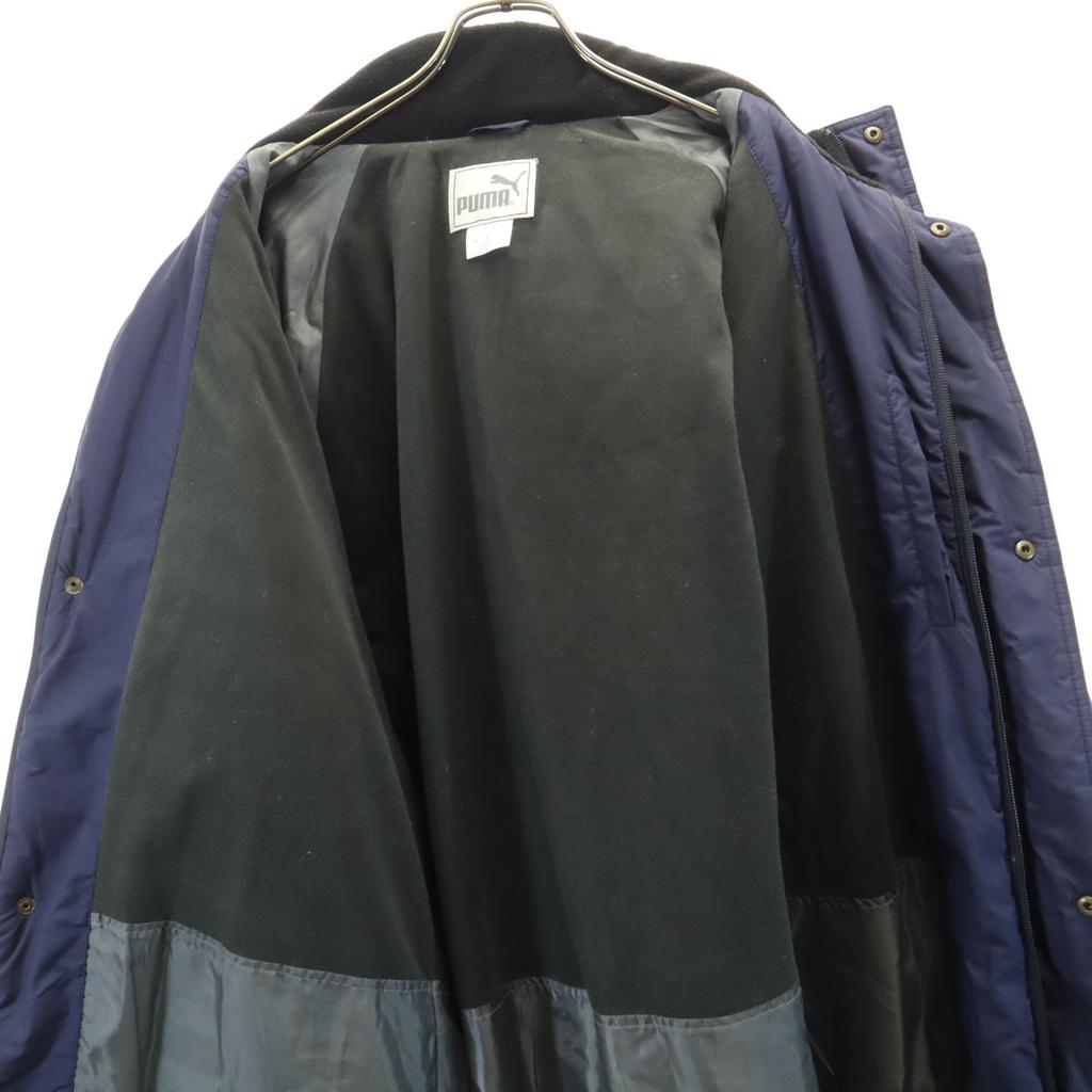 PUMA Bench coat L Navy Cotton filling Men's Used