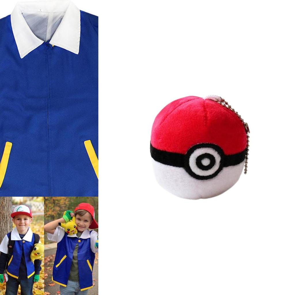 Authentic Ash Ketchum Cosplay Costume For Adults Perfect For Halloween And Carnival