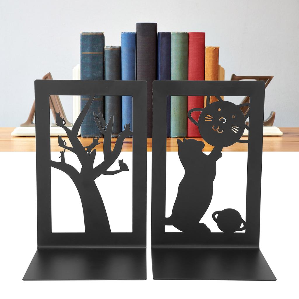 2 шт. Металлический держатель для книг, настольная книжная полка, разделитель для хранения книг и документов, принадлежности для рукоделия