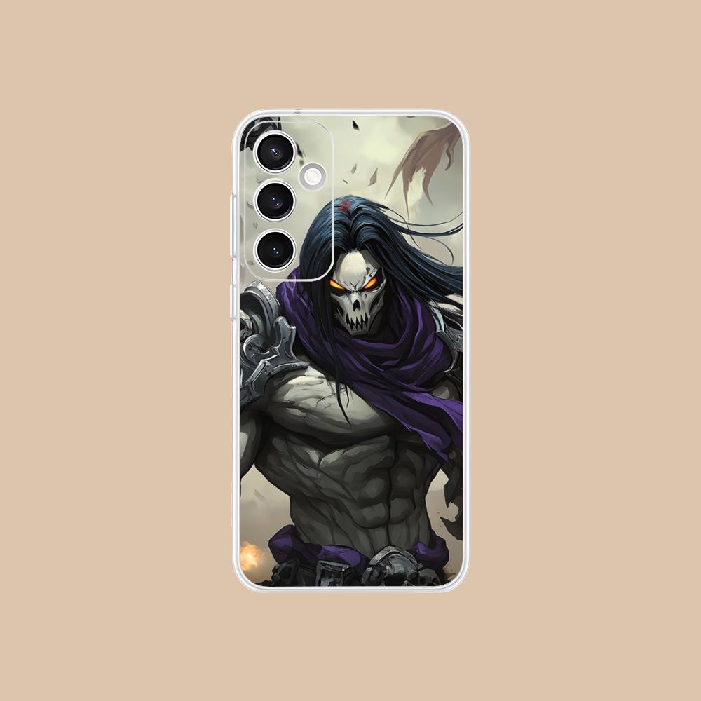 Чехол для мобильного телефона Darksiders для Samsung Galaxy S25 S24 S23 S22 S21Plus FE Ultra Прозрачный Цветной Чехол Роскошные Мобильные Телефоны
