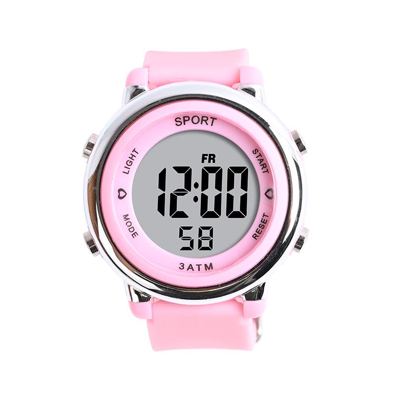 Женские светящиеся цифровые часы-хронограф - Легкие, модные, с отображением даты и дня недели