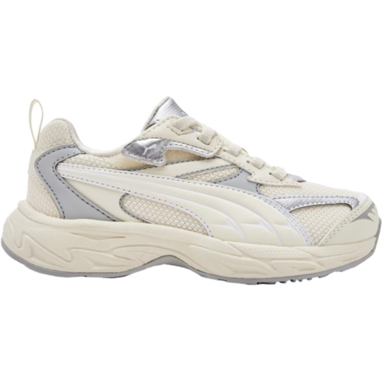 Puma Morphic Fabric Низкие Кроссовки для Детей Стиль Жизни Серебристый Детские 406209-03