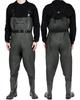 Long Torso Boots Easy To Put On and Take Easy To Move Radial Fully Fishing Waders [unizom] Waders, Fishing, [Knee Reinforcement, Off, In] Sole,