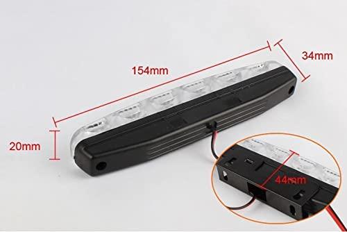 SakaSK Дневной светодиод DC 12v Универсальный Водонепроницаемый Белый Автомобильный