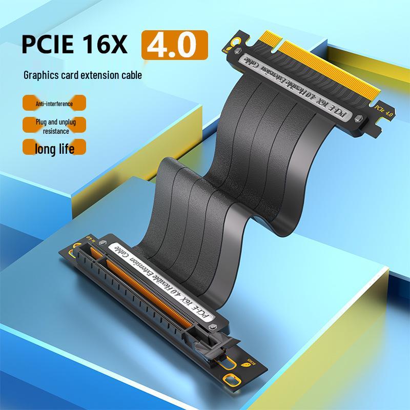 Удлинительный кабель PCI-E 4.0 16X - Полная скорость, Стабильный, Настраиваемая длина