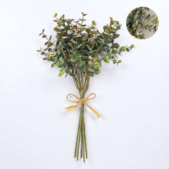 Pretty Artificial Eucalyptus Leaves Stems Decor Unique Lightweight Faux Eucalyptuses
