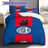 SAN LORENZO Pattern Bedding Set Quilt Cover Pillowcase Home Decor Gift (1 * duvet cover + 2 * pillowcase, without core)