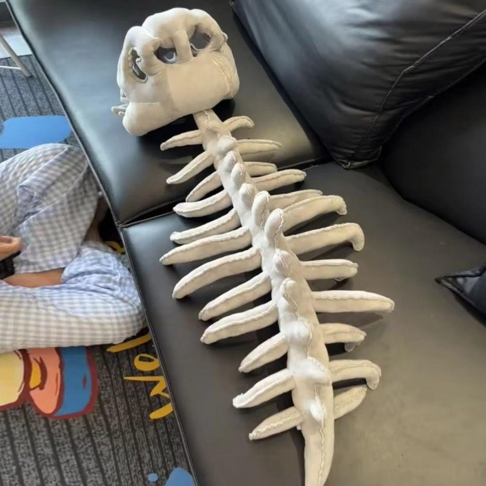 Funny Dinosaur Skeleton Plush Toys Soft Dinosaur Skeleton Costume Set Dress Up Photo Props