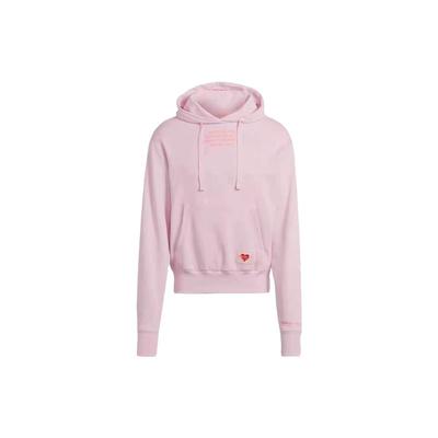 adidas Толстовка с капюшоном Originals Trefoil V-Day для мужчин, розовая HI6017