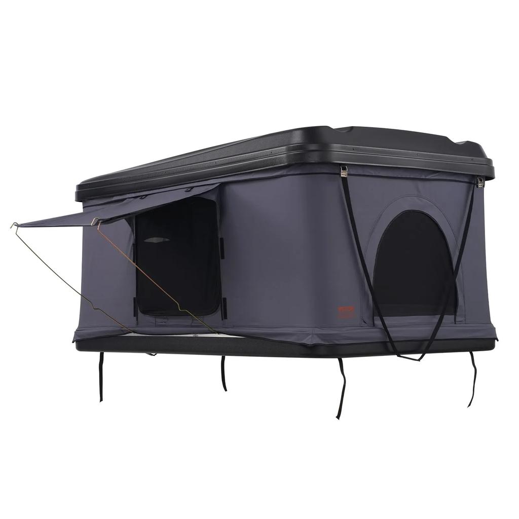 VEVOR Rooftop Tent Hard Shell, Naturnest Rooftop Tent Hardshell for 2-3 Person, Hard Shell Roof Top Tent with Telescopic Ladder Thick Mattress