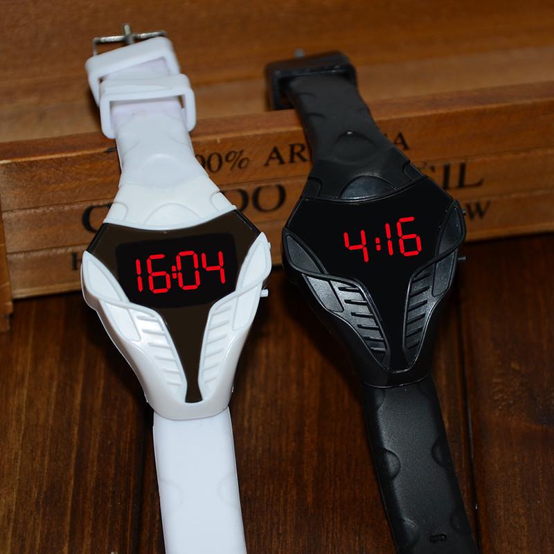 Мужские роскошные электронные часы из силикагеля, студенческие спортивные наручные часы для молодых мальчиков
