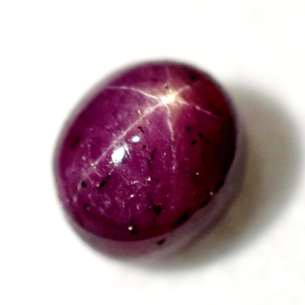 6.50 Ct Natural Red Star Ruby Loose Gemstone Oval Shape AA++ Quality