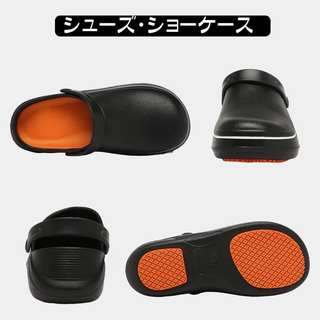 Kitchen Kitchen Rubber Sole and Wear Suitable for Medical Orange Shoes [JSWEI] Sandals, Women's Shoes, Clogs, Cook's Shoes, Non-slip Resistant,