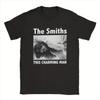 УнисексS The Smiths Моррисси This Charming для Графической Футболки Винтажный Стиль Черная Футболка с Белым Принтом