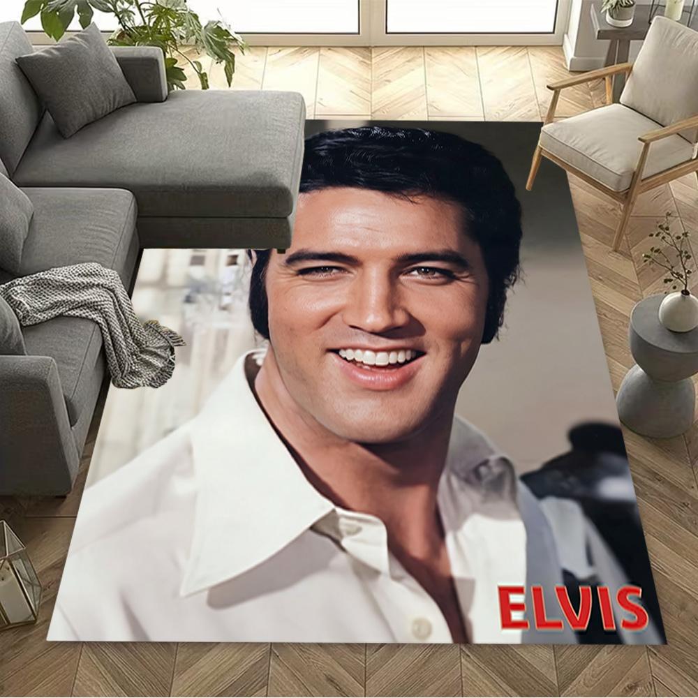 Elvis Presley's Iconic Pose Carpet Design for Decorate room Kitchen Foyer Dining Room Antislip Carpet Office home decor