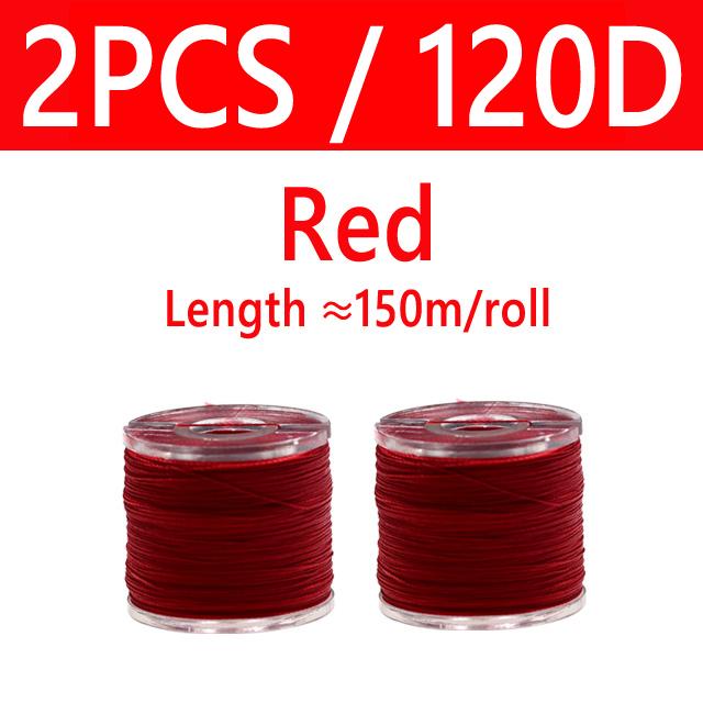 120D 150D 150 м сверхмощный медленный крючок для отсадки, нить для связывания, УФ-светящаяся леска для рыболовной приманки для морской воды, привязка к крючку